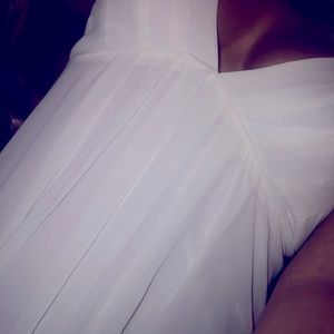 White high-low dress Medium